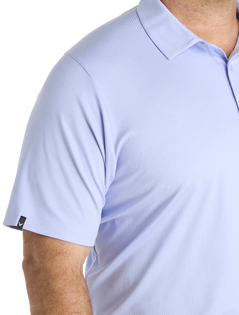 Fine Line Striped Polo Shirt