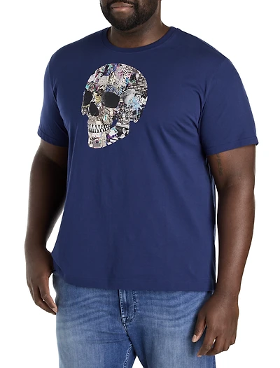 Collage Skull Graphic Tee