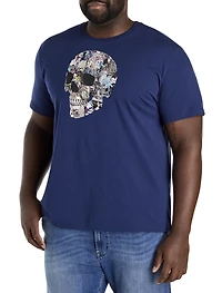 Collage Skull Graphic Tee