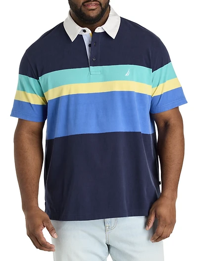 Colorblocked Polo Shirt