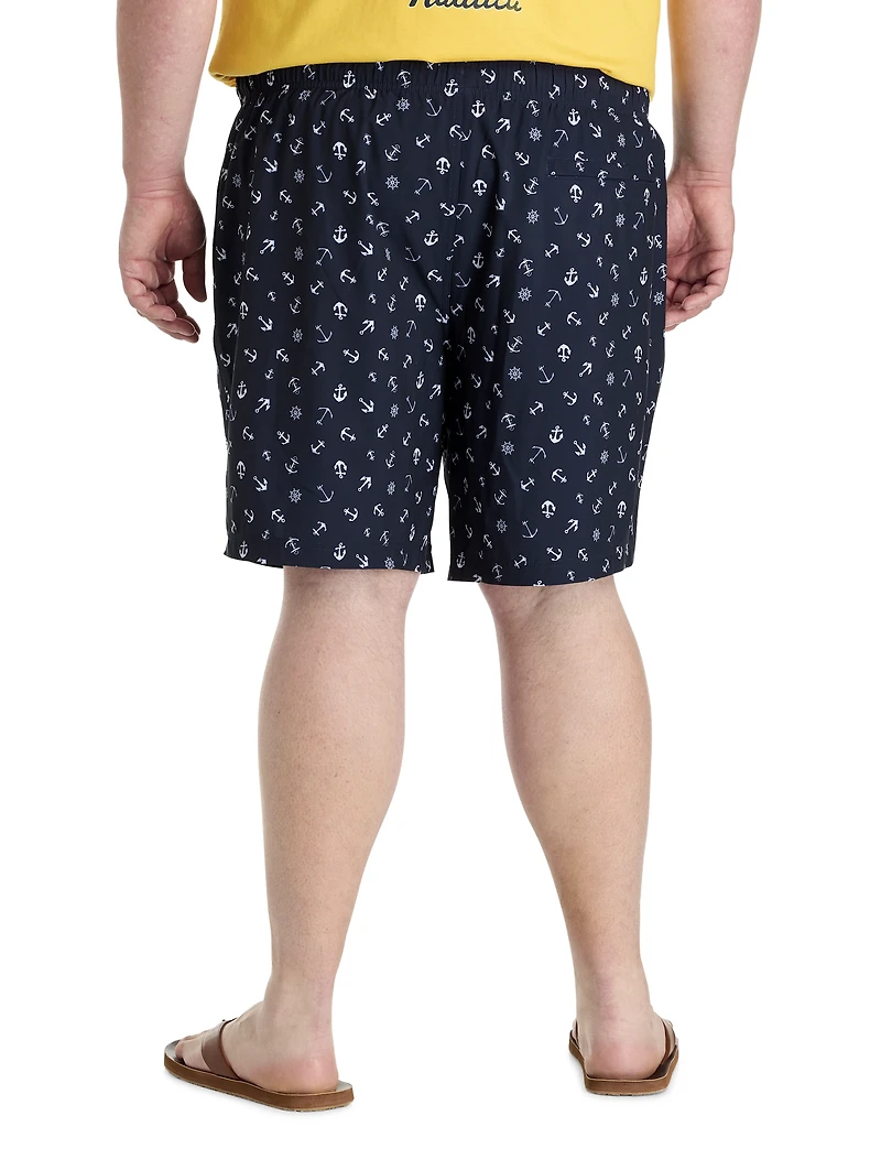 Anchor Print Swim Trunks