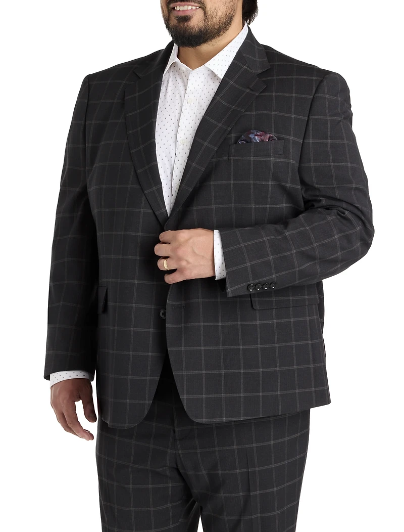 Windowpane Suit Jacket