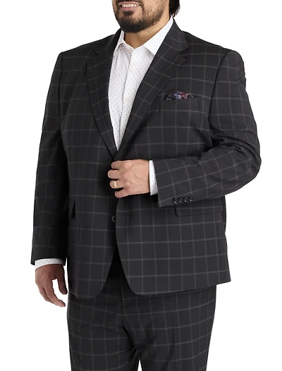 Windowpane Suit Jacket
