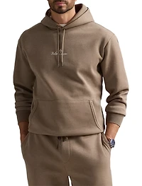 Logo Double-Knit Hoodie