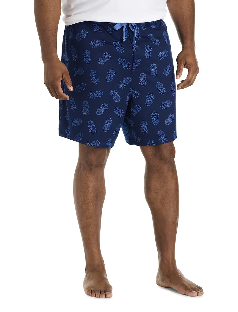 Pineapple Skull Printed Lounge Shorts