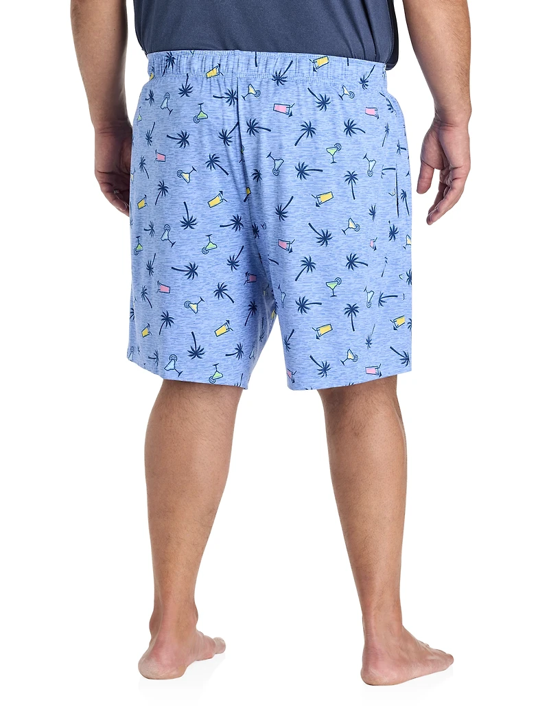 Tropical Drinks Printed Lounge Shorts