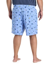 Tropical Drinks Printed Lounge Shorts