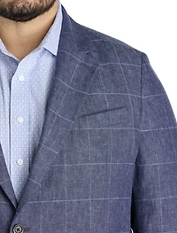 Linen Windowpane Sport Coat