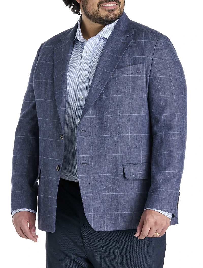 Linen Windowpane Sport Coat