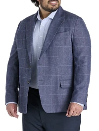 Linen Windowpane Sport Coat