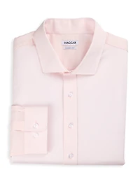 Wrinkle-Resistant Patterned Dress Shirt