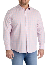 Clark Wrinkle-Free Plaid Sport Shirt