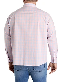 Clark Wrinkle-Free Plaid Sport Shirt