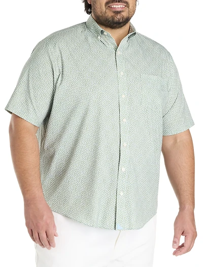 Ivers Wrinkle-Free Performance Floral Print Sport Shirt