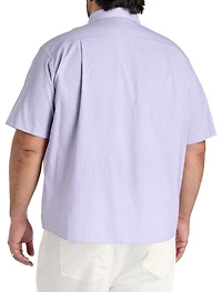 Crofton Wrinkle-Free Performance Geometric Print Sport Shirt
