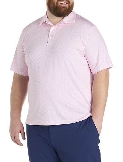 Whale Print Sankaty Performance Polo Shirt