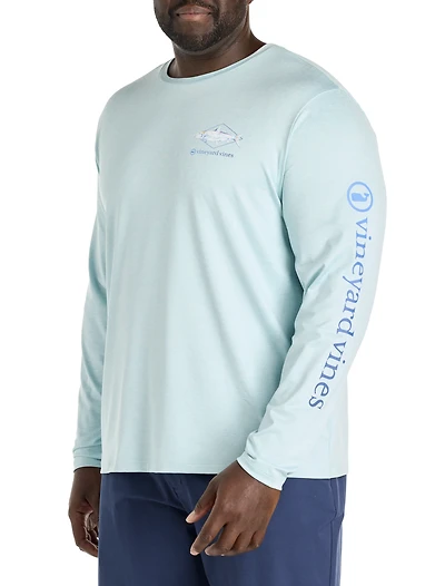 Painted Bonefish Long-Sleeve Performance T-Shirt