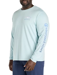 Painted Bonefish Long-Sleeve Performance T-Shirt