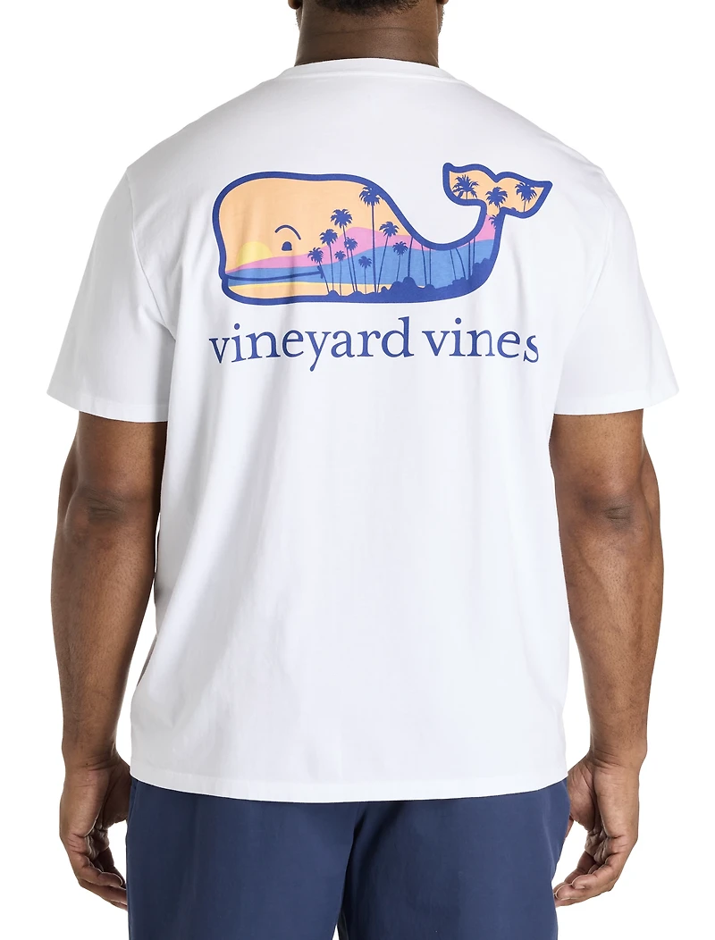 Palm Tree Whale Tee