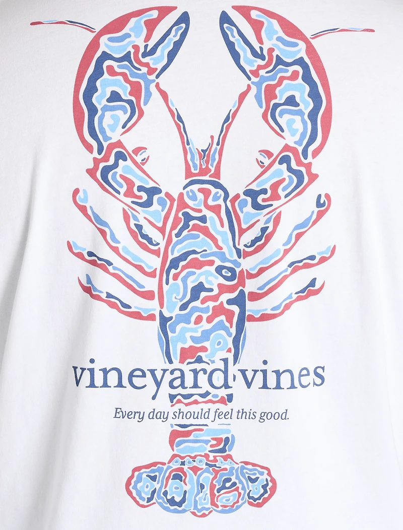 Lobster-Print Graphic Tee