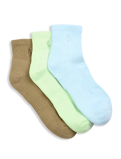 3-pk Classic 1/4-Top Socks