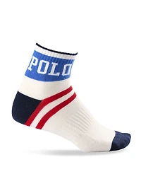 6-pk USA Quarter-Top Athletic Socks
