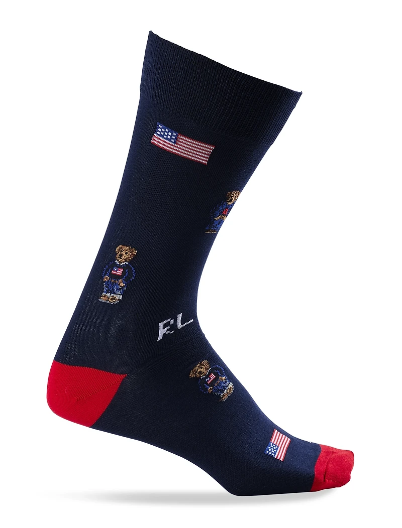 Americana Mini-Bear 2-pk Socks