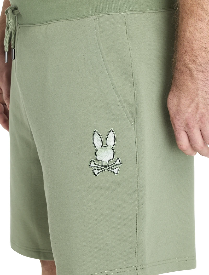 Baxter Embroidered French Terry Shorts