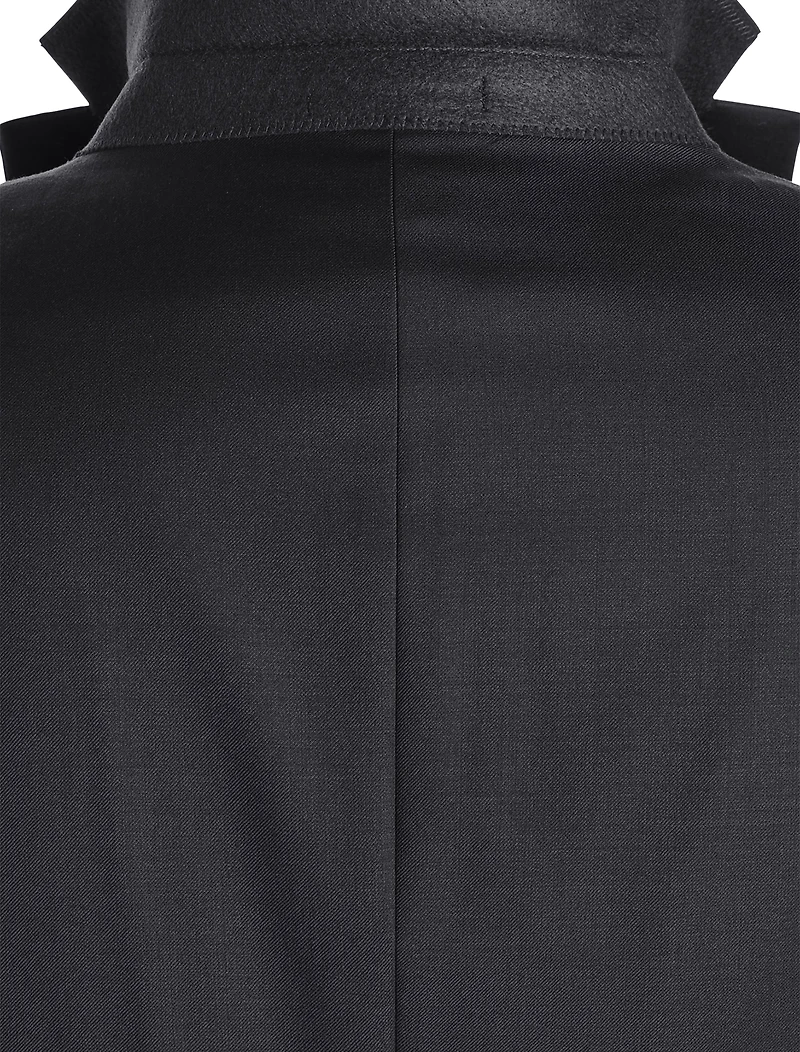 Solid Wool-Blend Suit Jacket