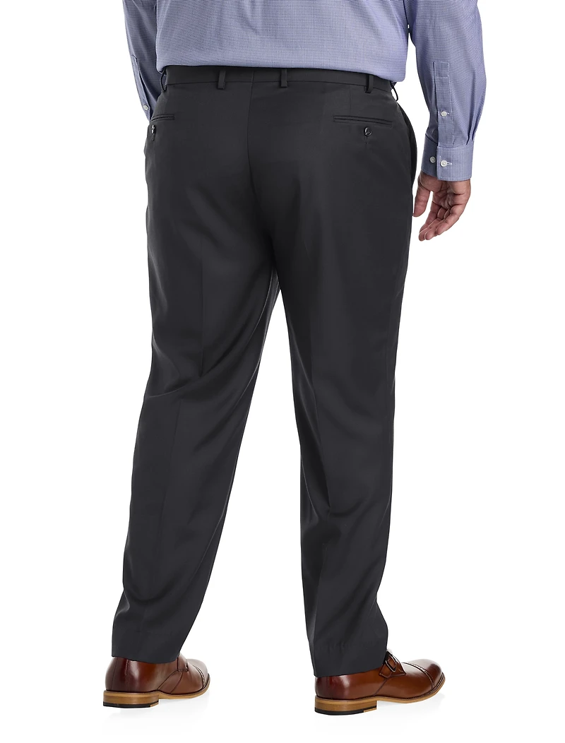 Solid Wool-Blend Suit Pants