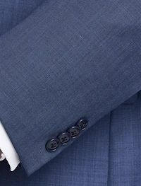 Sharkskin Wool-Blend Suit Jacket