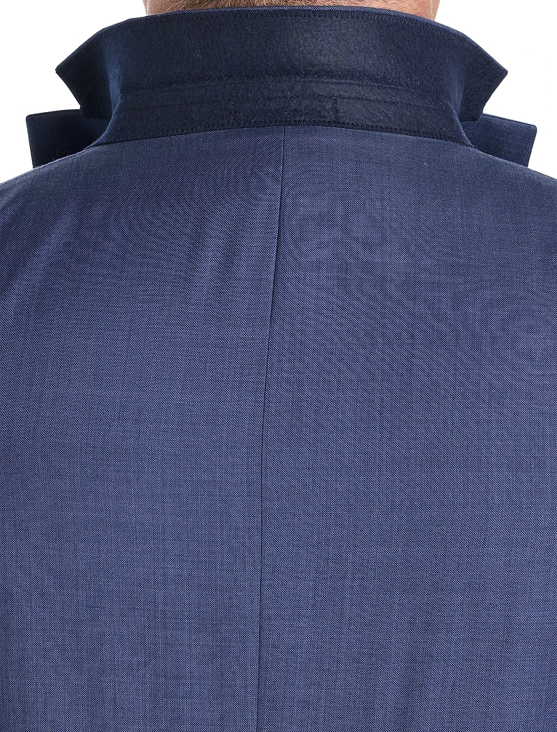 Sharkskin Wool-Blend Suit Jacket