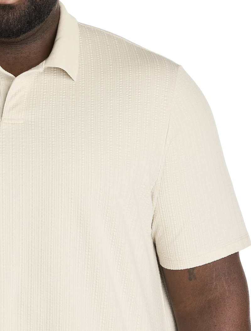 Seersucker Polo Shirt