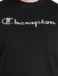 Crackle Tonal Script T-Shirt