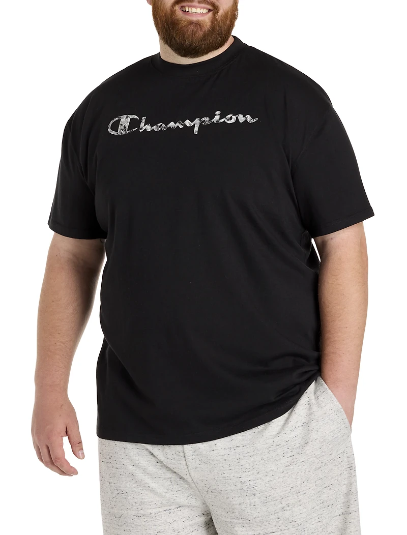 Crackle Tonal Script T-Shirt