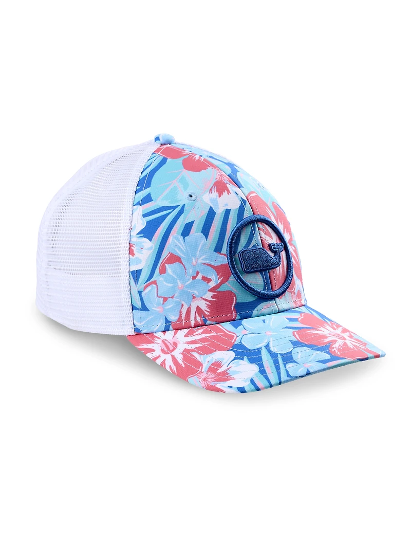 vineyard vines Chappy Floral Trucker Hat