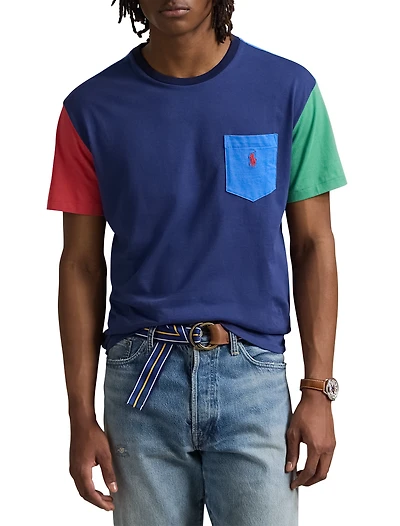 Colorblocked Jersey T-Shirt