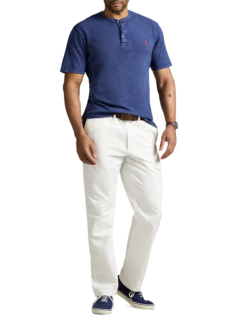 Slub Jersey Henley Shirt