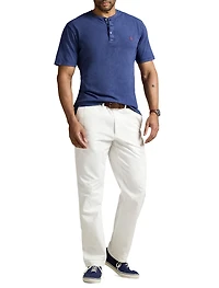 Slub Jersey Henley Shirt