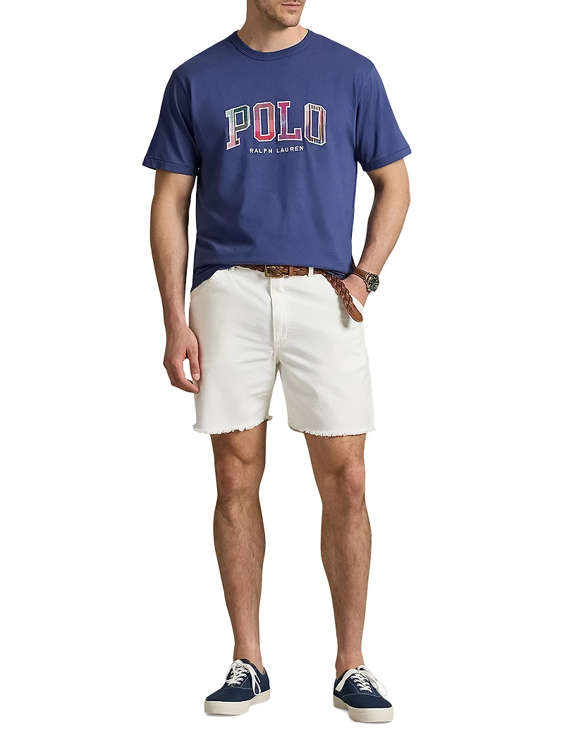 India Plaid-Logo Jersey T-Shirt