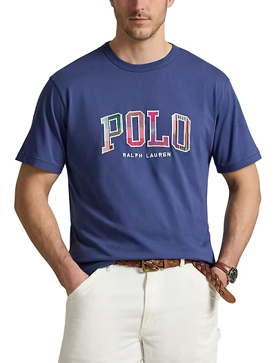 India Plaid-Logo Jersey T-Shirt