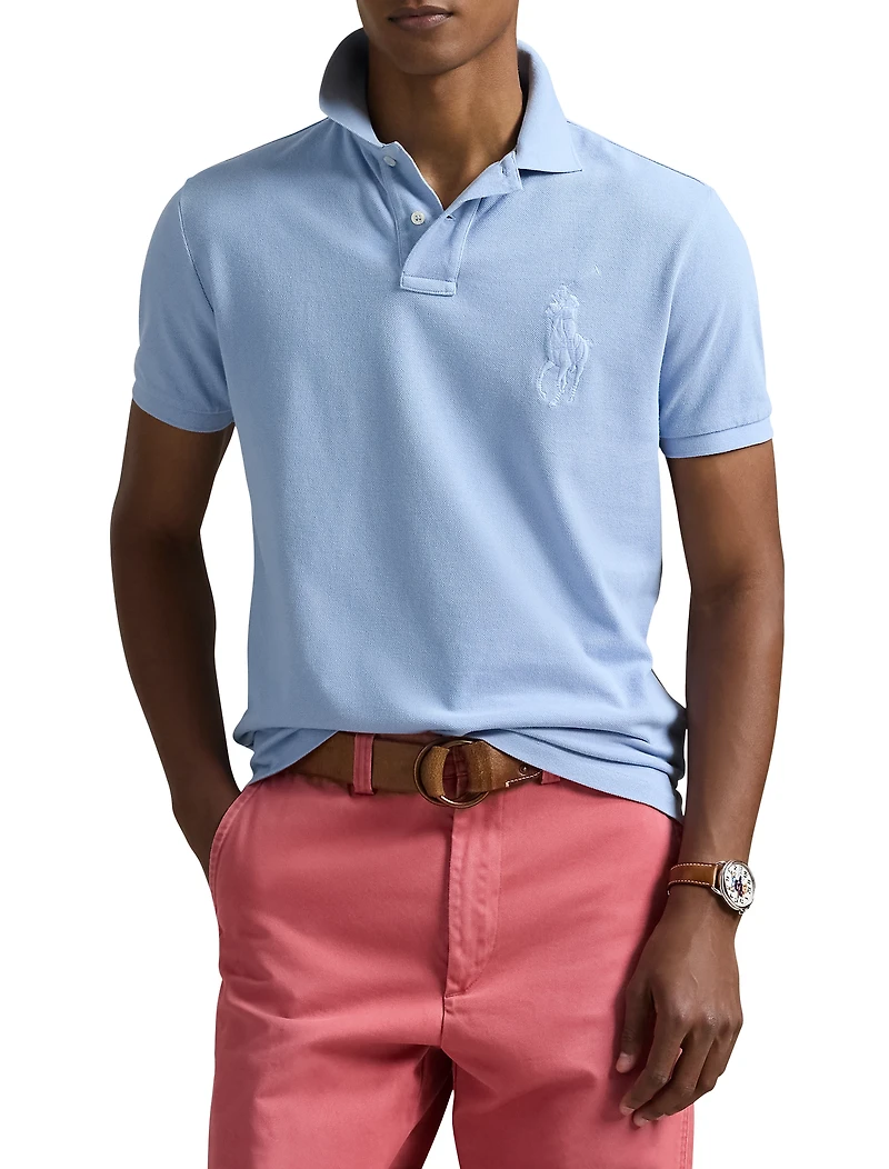 Big Pony Mesh Polo Shirt