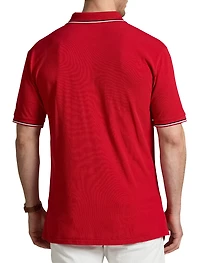 Logo Mesh Polo Shirt