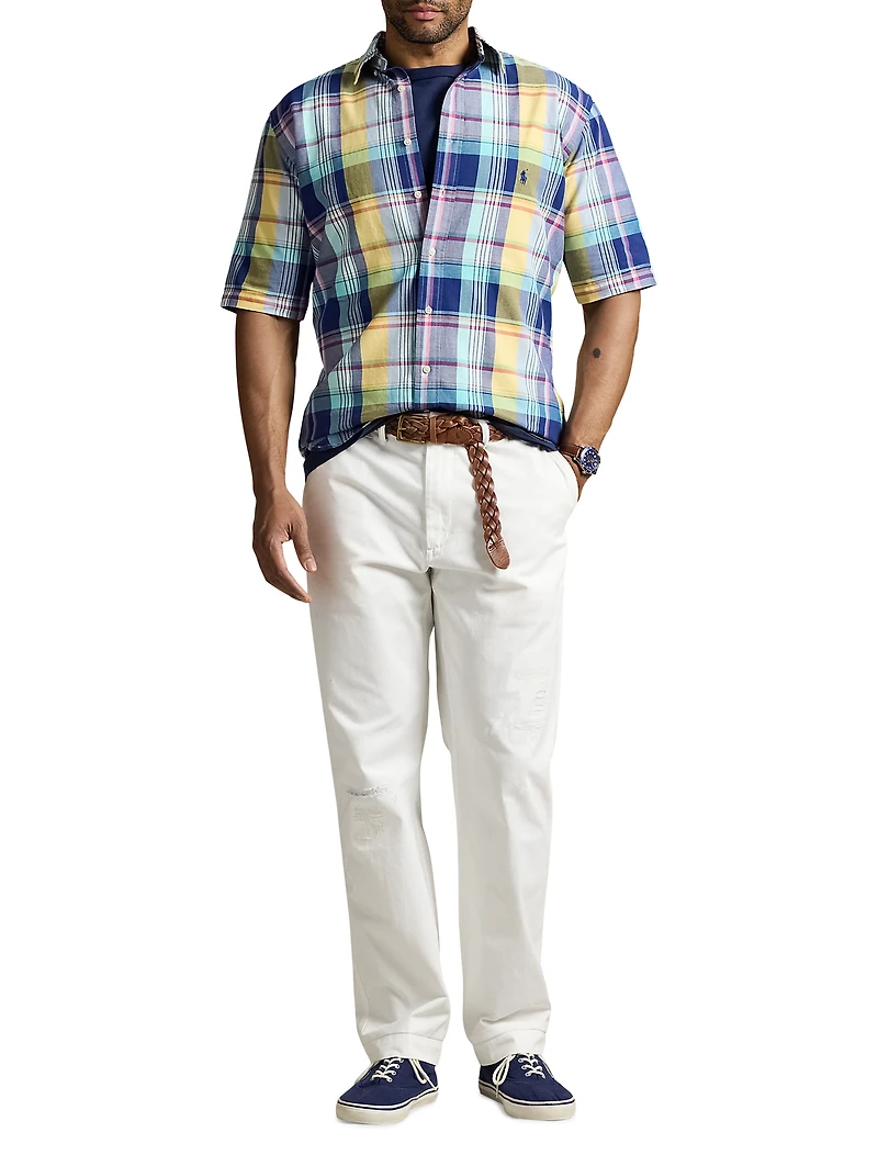 Plaid Oxford Sport Shirt