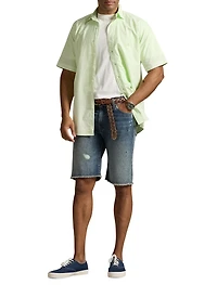 Mineral-Dyed Oxford Sport Shirt