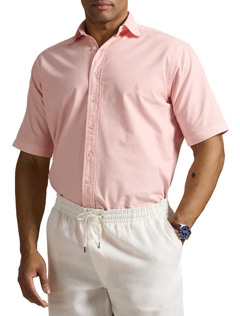 Mineral-Dyed Oxford Sport Shirt