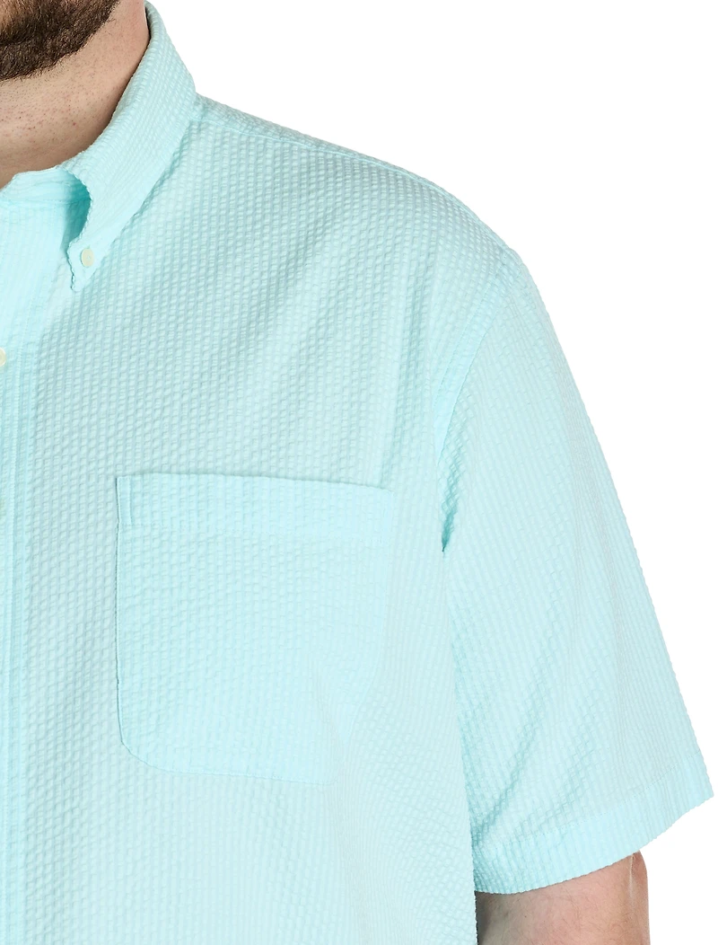 Non-Iron Seersucker Sport Shirt