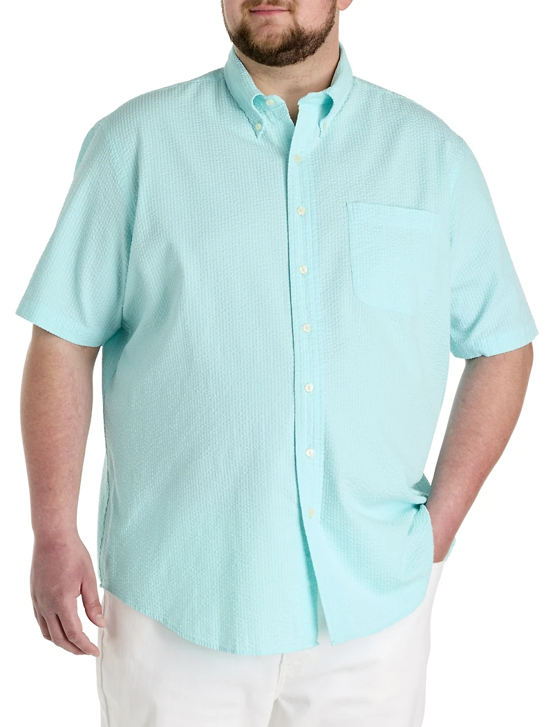 Non-Iron Seersucker Sport Shirt
