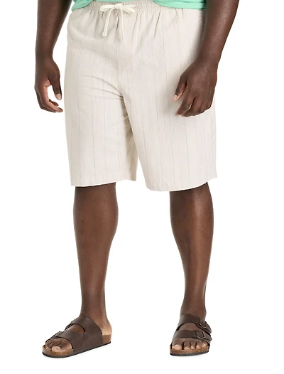 Textured Pull-On Shorts