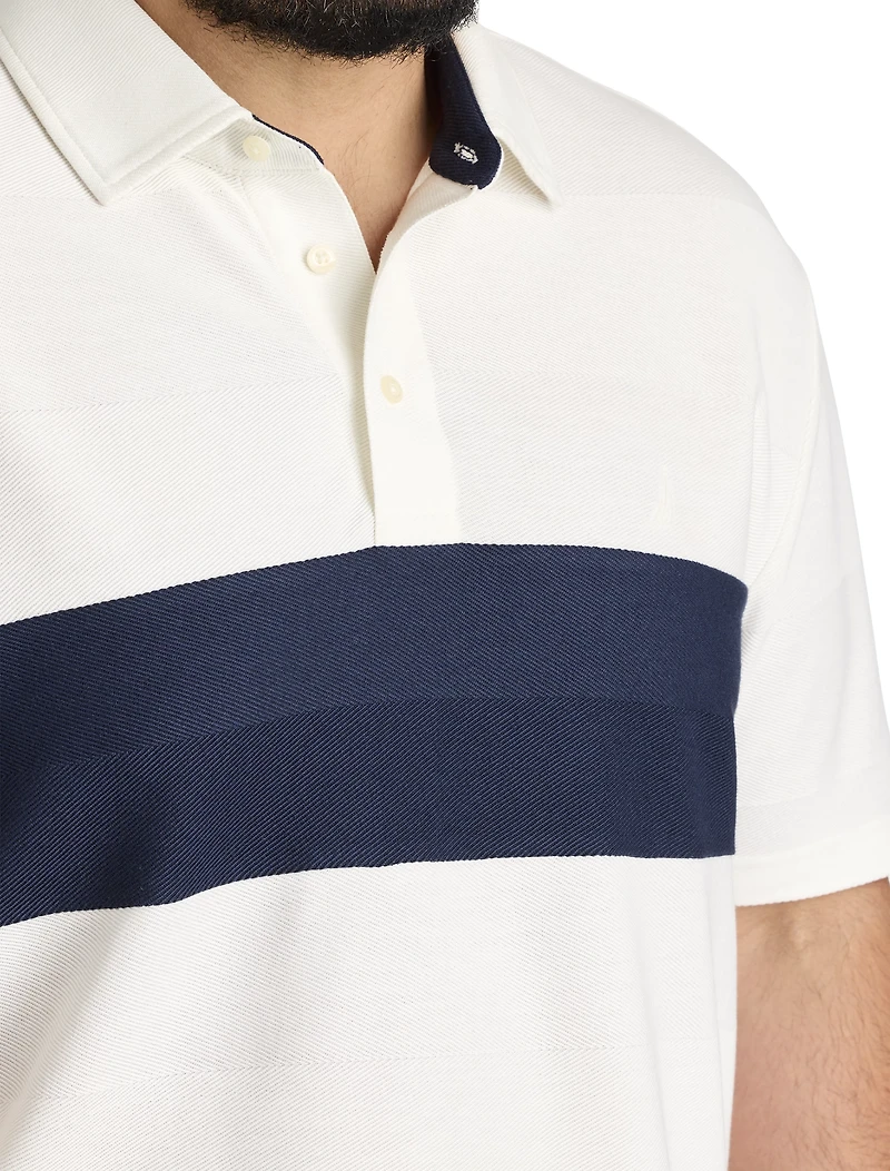 Chest Striped Polo Shirt